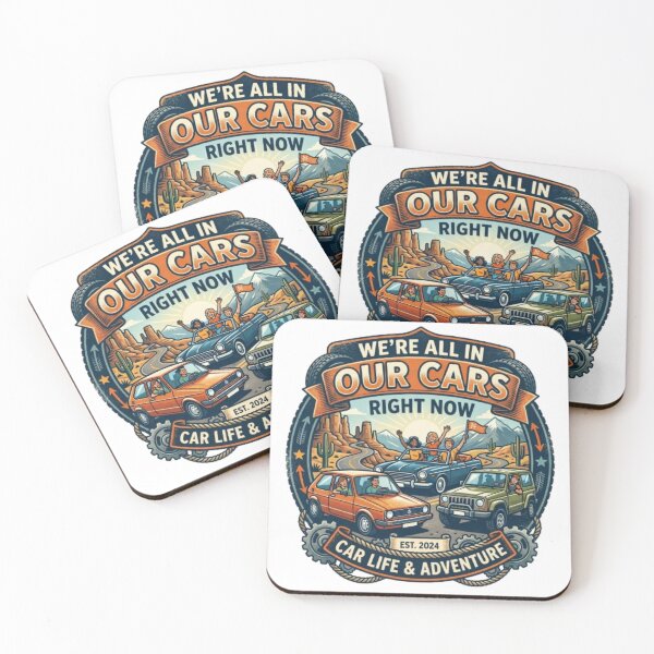 Item preview, We Are All In Our Cars Right Now – Funny Driving Humor Graphic Tee designed and sold by Art Wave Studio.