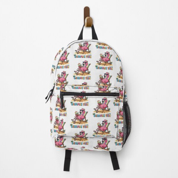 Item preview, Cute Flamingo Coconut Drink Bahamas Vibe designed and sold by DuckOddity.