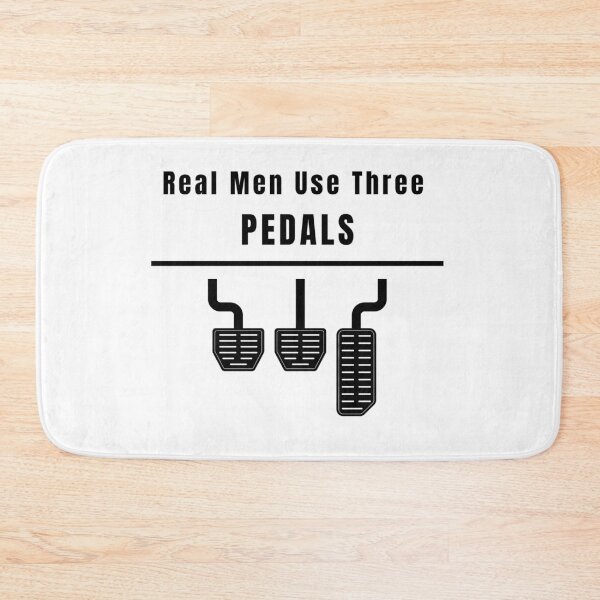 Item preview, Real men use three pedals designed and sold by TomiDoGFX.