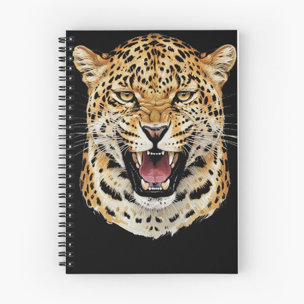 Item preview, Fierce Leopard Roaring Big Cat Face designed and sold by d247.