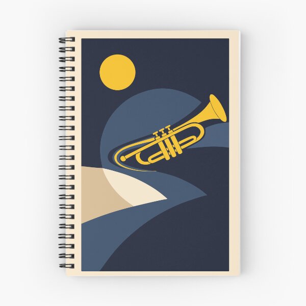 Item preview, Modern Trumpet Jazz Print designed and sold by Studio pod Burom.