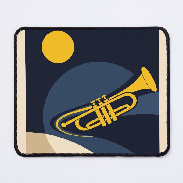 Item preview, Modern Trumpet Jazz Print designed and sold by Studio pod Burom.