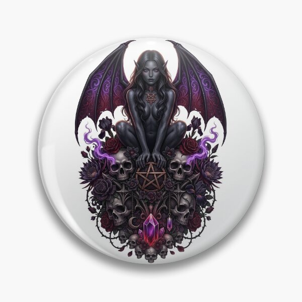 Item preview, Gothic Dark Succubus Occult Pentagram designed and sold by Sovereign Supply Co..