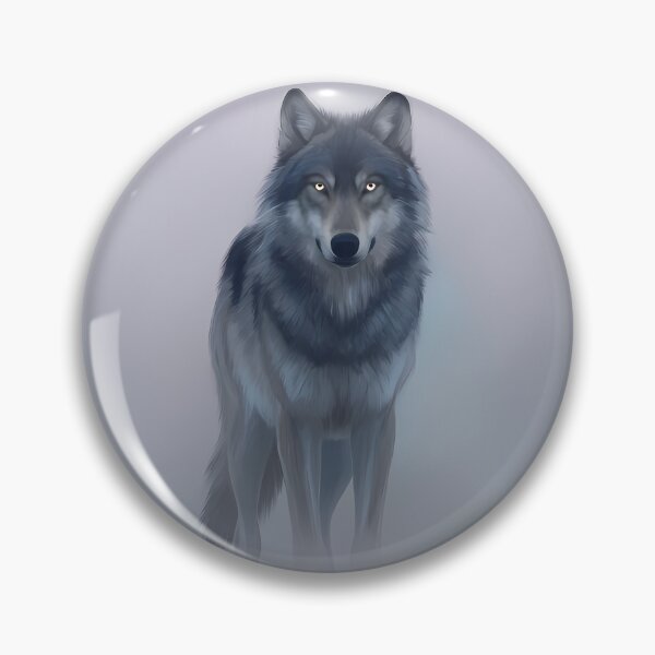 Item preview, Mystic Wolf in Winter Fog designed and sold by RkskArt.