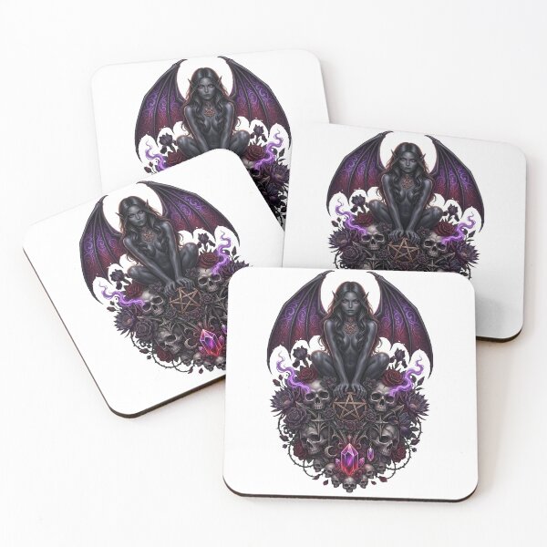 Item preview, Gothic Dark Succubus Occult Pentagram designed and sold by Sovereign Supply Co..
