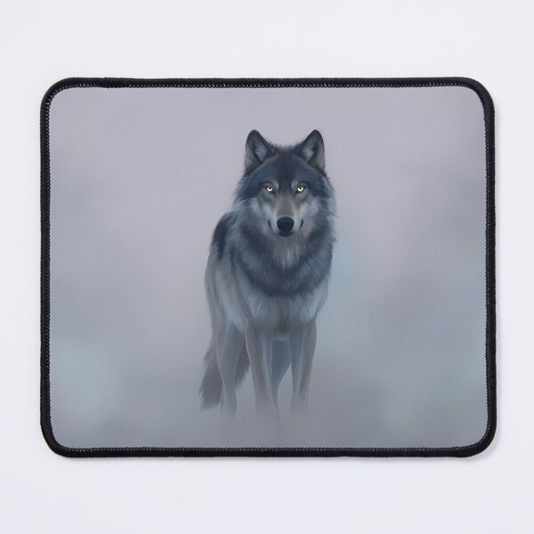 Item preview, Mystic Wolf in Winter Fog designed and sold by RkskArt.