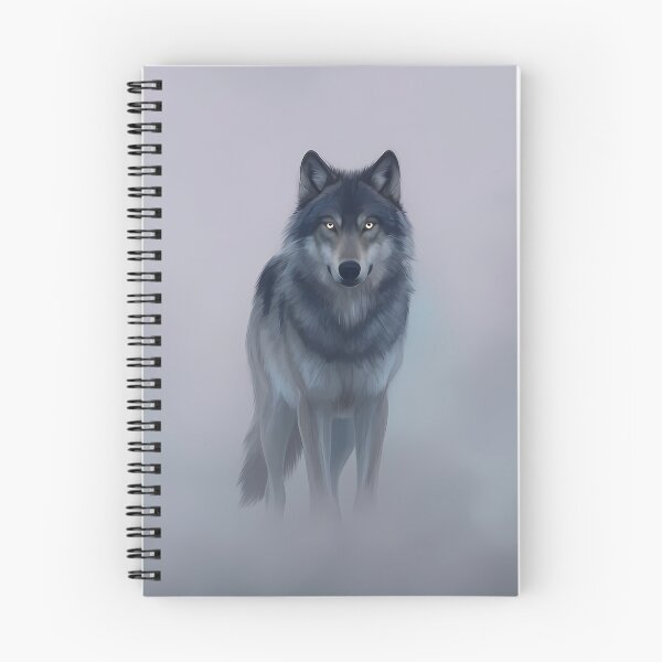 Item preview, Mystic Wolf in Winter Fog designed and sold by RkskArt.
