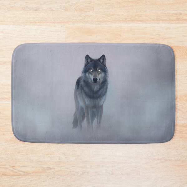 Item preview, Mystic Wolf in Winter Fog designed and sold by RkskArt.