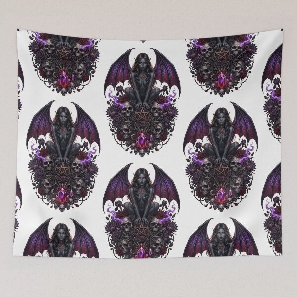 Artikelvorschau, Gothic Dark Succubus Occult Pentagram entworfen und verkauft von Sovereign Supply Co..