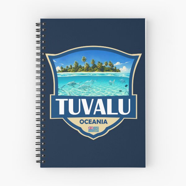 Item preview, Tuvalu Illustration Retro Badge designed and sold by KrisSidDesigns.