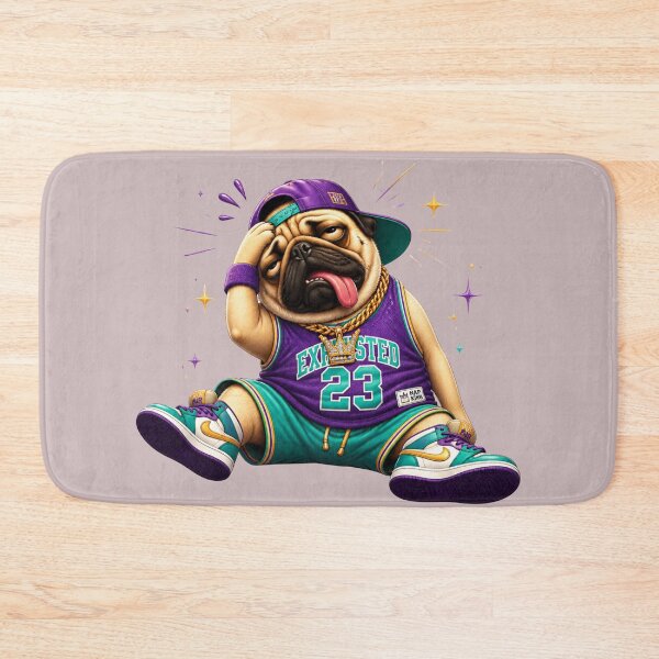 Item preview, Exhausted MVP Pug – Tired sports legend designed and sold by design-rebell.