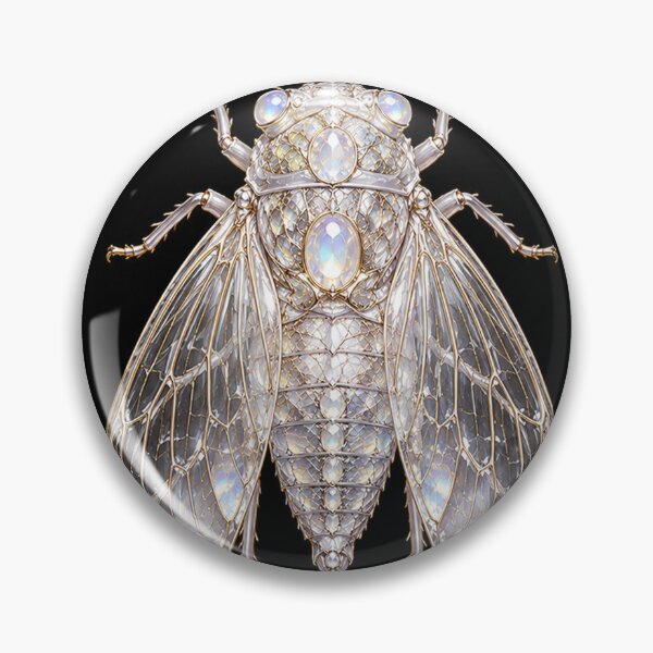 Item preview, Moonstone Cicada designed and sold by PXLSKN.