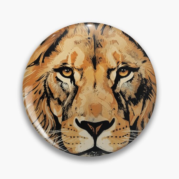 Item preview, Majestic Lion Head Watercolor Art designed and sold by d247.