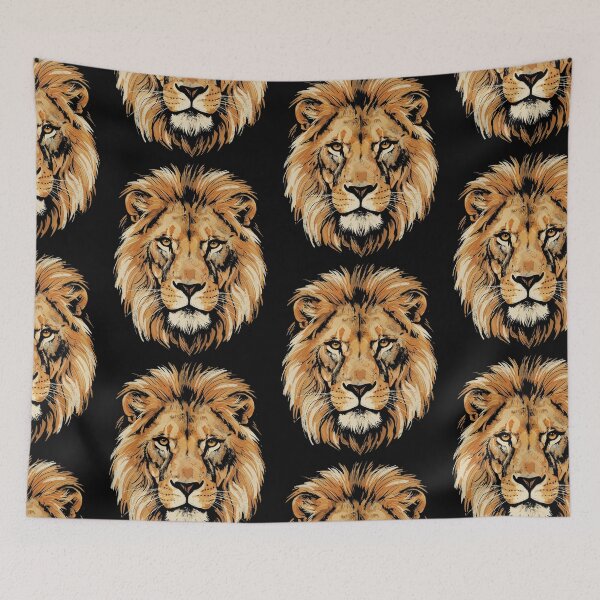 Item preview, Majestic Lion Head Watercolor Art designed and sold by d247.