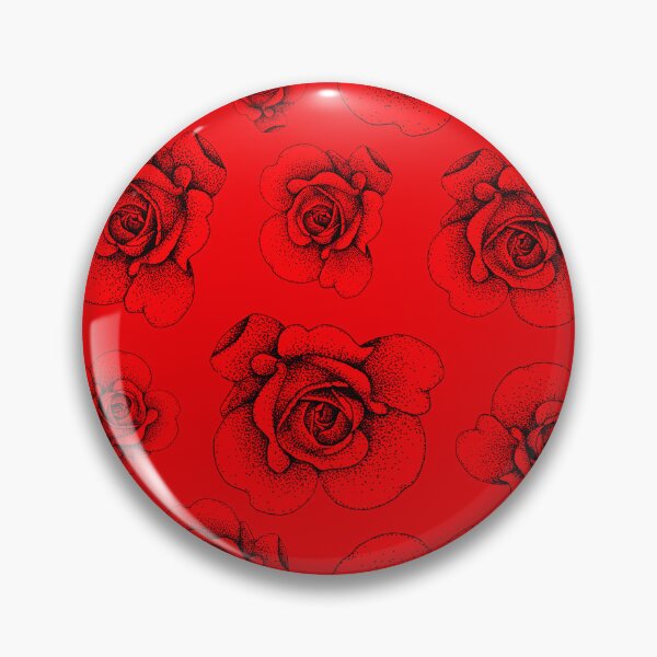 Item preview, Red Gothic Rose Pattern designed and sold by Flower Magic .