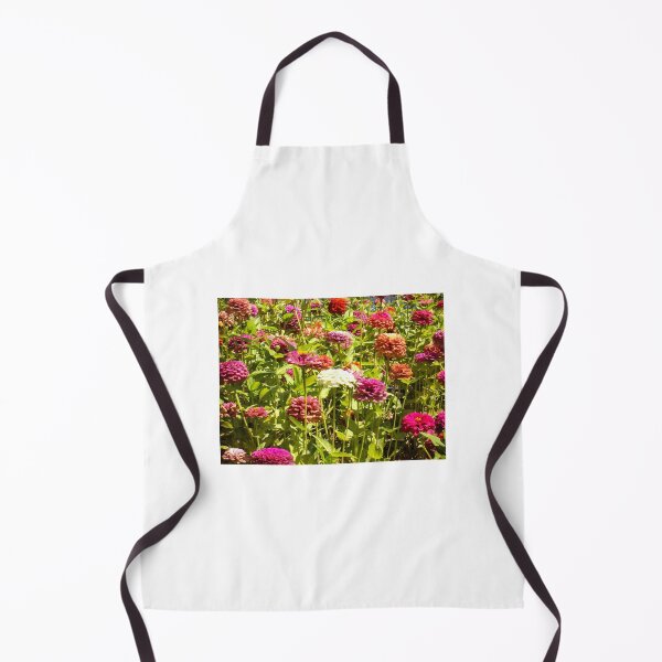 Item preview, Vibrant Zinnia Flower Garden With Colorful Summer Blooms and Lush Green Stems designed and sold by Nmallia.