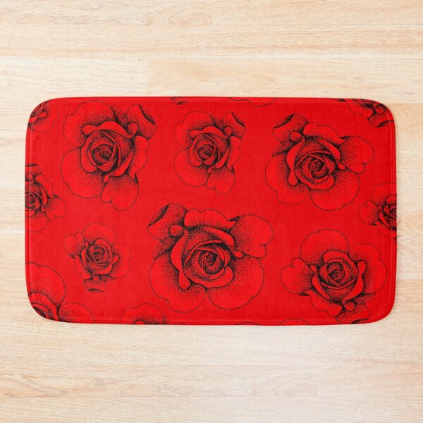 Item preview, Red Gothic Rose Pattern designed and sold by Flower Magic .