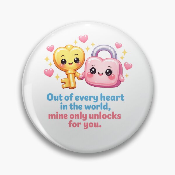 Item preview, Mine Only Unlocks For You Lock And Key | Kawaii Pastel Couples Aesthetic designed and sold by Dulxoz.