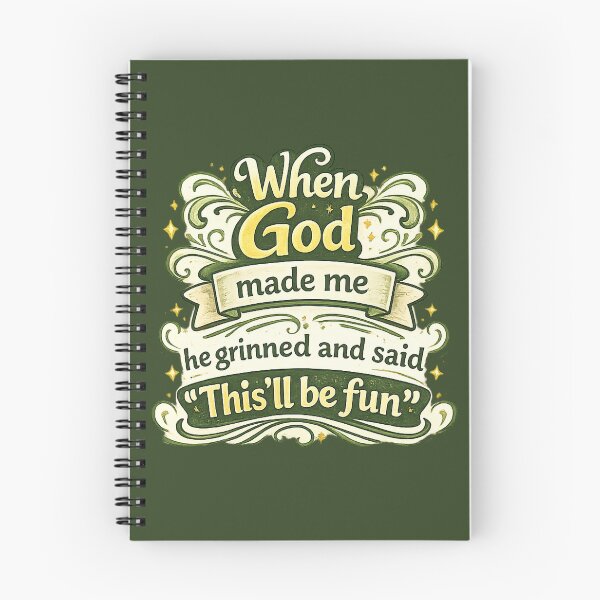 Item preview, God made me fun designed and sold by Someone Thinks It's Funny.