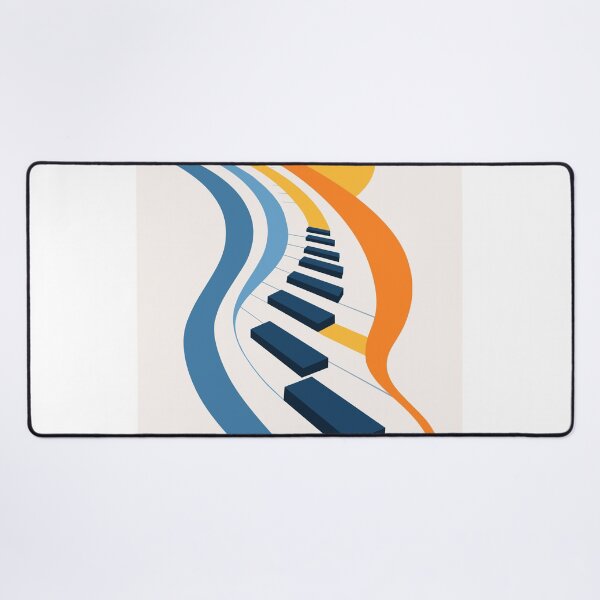 Item preview, Abstract Piano, Minimalist Music Art Print designed and sold by Studio pod Burom.