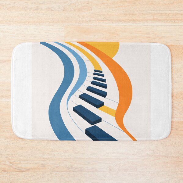 Item preview, Abstract Piano, Minimalist Music Art Print designed and sold by Studio pod Burom.