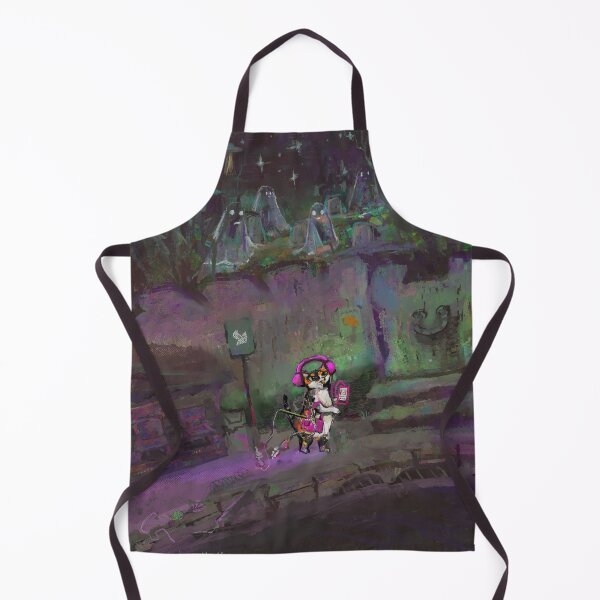 Item preview, Madame Titi needed to pass by a cemetery at night and put on some very happy music so she wouldn't be scared (the ghosts were the ones who should be scared of her). designed and sold by guilhernunes.