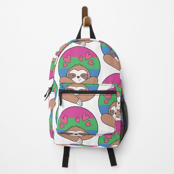 Item preview, LGBTQ Sloth - Kawaii Polysexual Pride Sloth With Hearts designed and sold by Cannaxes Studio.