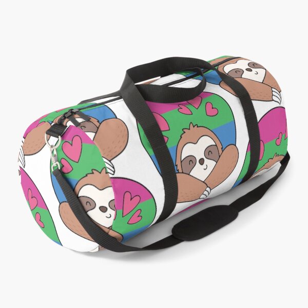 Item preview, LGBTQ Sloth - Kawaii Polysexual Pride Sloth With Hearts designed and sold by Cannaxes Studio.