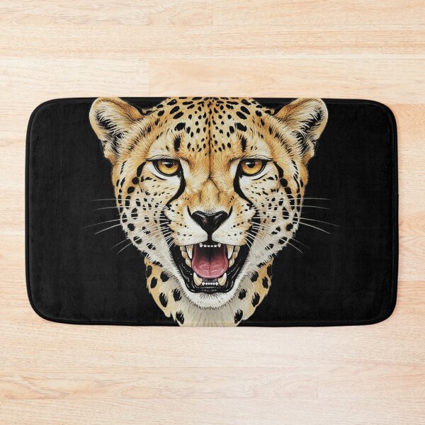 Item preview, Vibrant Green Cheetah Roaring Big Cat Graphic designed and sold by d247.
