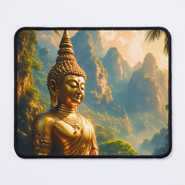 Item preview, Golden Meditation in the Thai Peaks designed and sold by ZenGrooves.