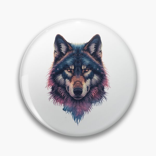 Item preview, Cosmic Wolf Spirit Galaxy Animal Fantasy T-Shirt Design designed and sold by ZaanaDesign.