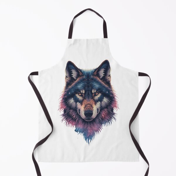 Item preview, Cosmic Wolf Spirit Galaxy Animal Fantasy T-Shirt Design designed and sold by ZaanaDesign.