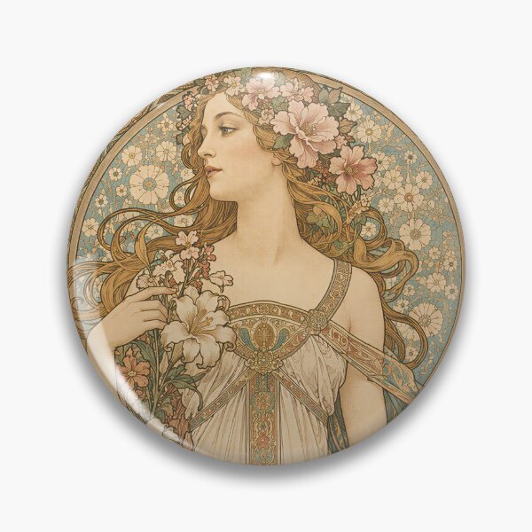 Item preview, Alphonse Mucha Spring 1898 designed and sold by maniacfitness.