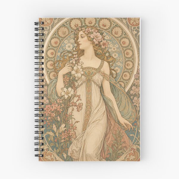 Item preview, Alphonse Mucha Spring 1898 designed and sold by maniacfitness.