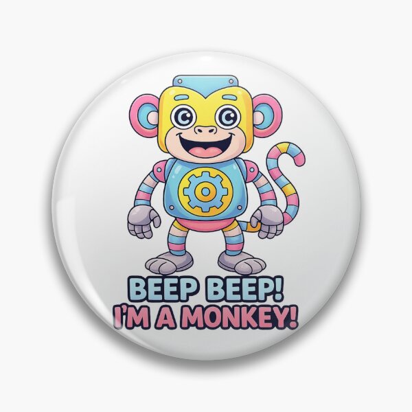 Item preview, Robot Monkey Cyberpunk T-Shirt designed and sold by SoftSproutstu.