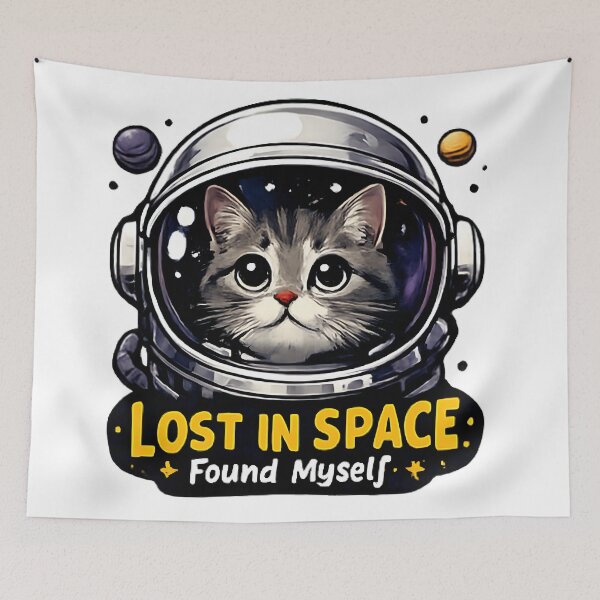 Item preview, Cute Astronaut Cat – Lost in Space, Found Myself | Space Cat Aesthetic designed and sold by vansaidshop ⭐⭐⭐⭐⭐.