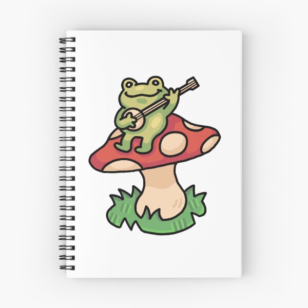 Item preview, Frog on Mushroom that Plays the Banjo designed and sold by RYCdraws.