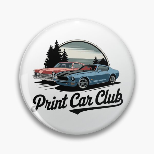 Item preview, Vintage Classic Car Print Car Club designed and sold by PrintCarClub.