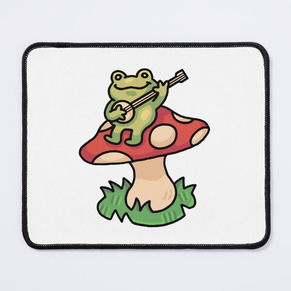 Item preview, Frog on Mushroom that Plays the Banjo designed and sold by RYCdraws.
