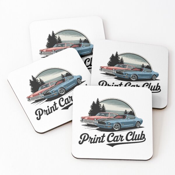Item preview, Vintage Classic Car Print Car Club designed and sold by PrintCarClub.