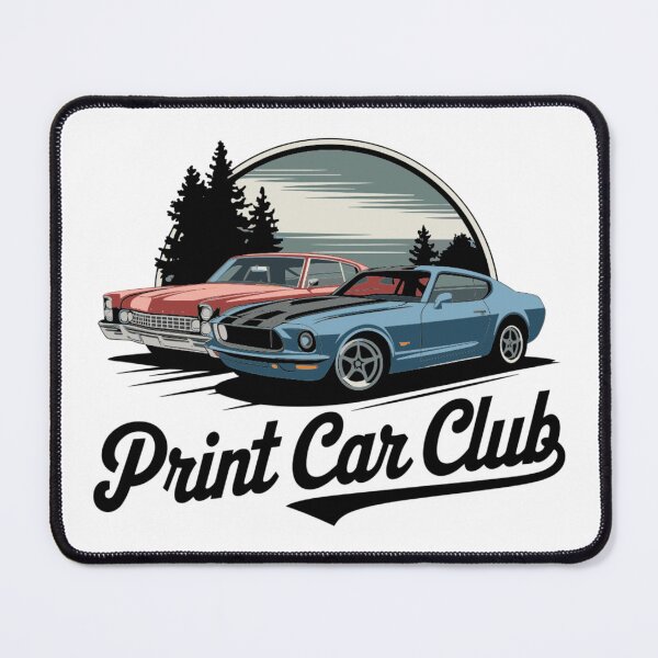 Item preview, Vintage Classic Car Print Car Club designed and sold by PrintCarClub.