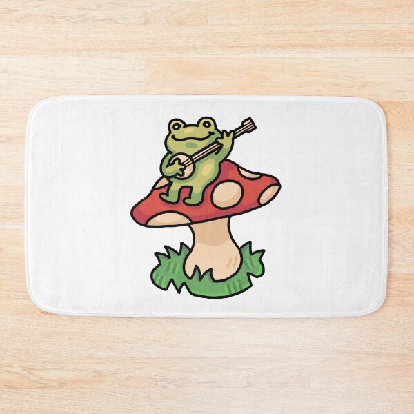 Item preview, Frog on Mushroom that Plays the Banjo designed and sold by RYCdraws.