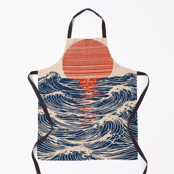 Item preview, Japanese Wave Sunset Art designed and sold by Studio pod Burom.