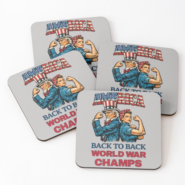 Item preview, AMERICA - BACK TO BACK WORLD WAR CHAMPS designed and sold by krewyork.