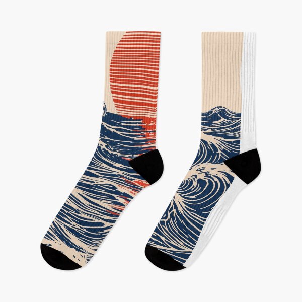 Item preview, Japanese Wave Sunset Art designed and sold by Studio pod Burom.