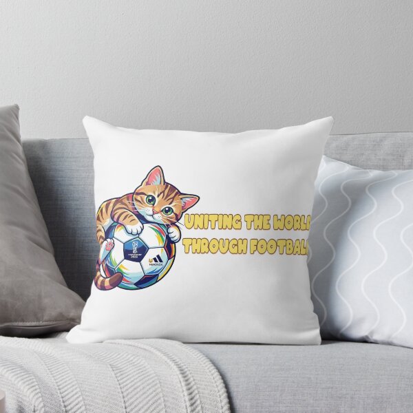 Item preview, Cute Cat Hugging Soccer Ball – Kawaii Kitten Football Illustration designed and sold by XODAD.