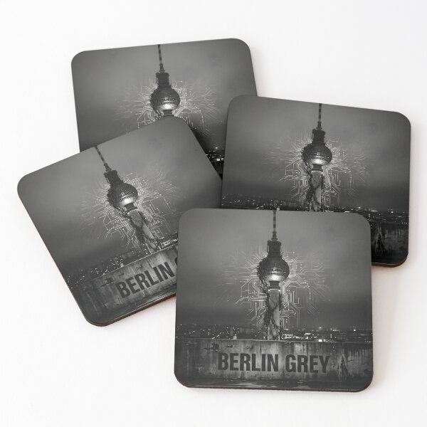 Item preview, Berlin Grey - Enigmatic Goth Industrial Cyberpunk City Art designed and sold by EnigmaticGoth.
