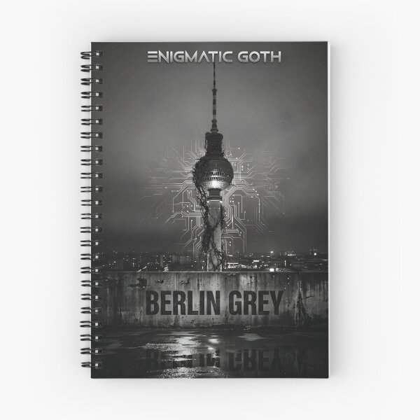 Item preview, Berlin Grey - Enigmatic Goth Industrial Cyberpunk City Art designed and sold by EnigmaticGoth.