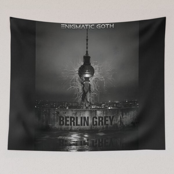 Item preview, Berlin Grey - Enigmatic Goth Industrial Cyberpunk City Art designed and sold by EnigmaticGoth.