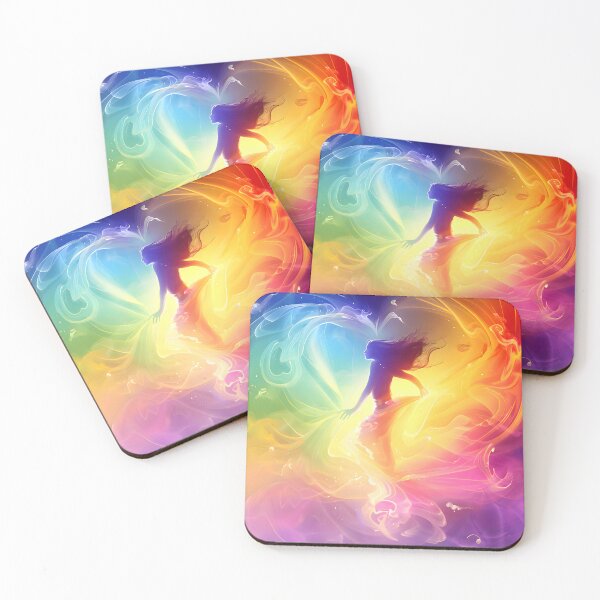 Item preview, Lesbian Art - Beautiful Rainbow Woman  designed and sold by Travelslightly.